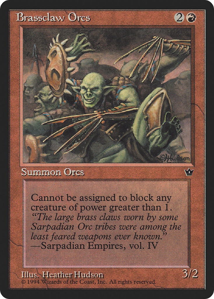 Magic: The Gathering - Brassclaw Orcs - Fallen Empires