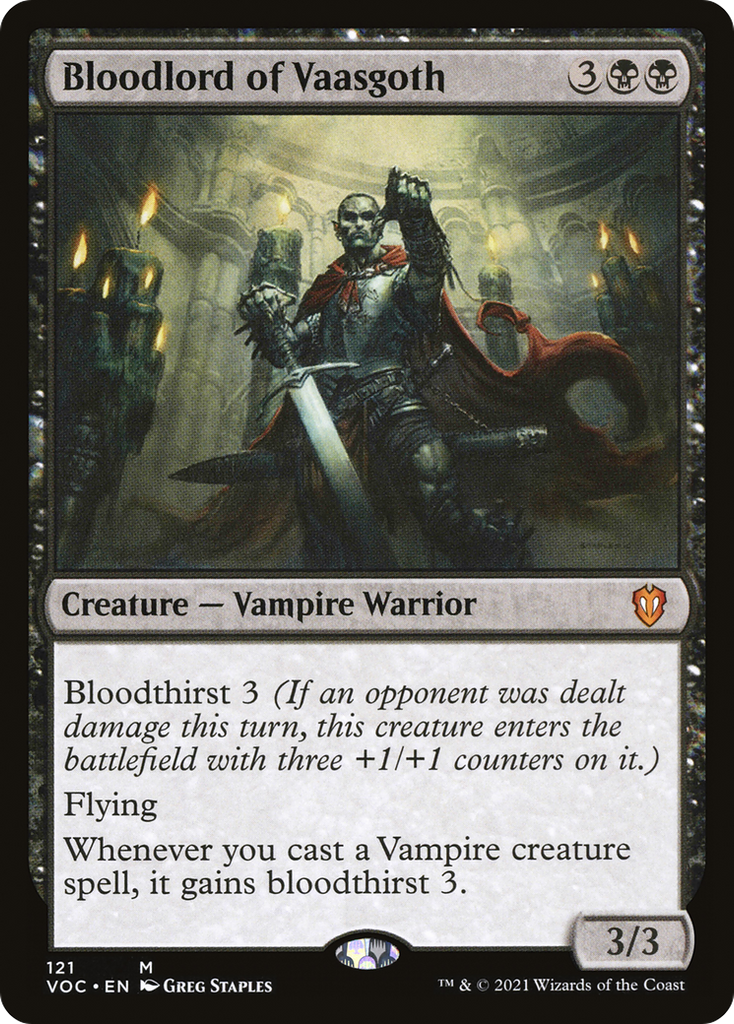 Magic: The Gathering - Bloodlord of Vaasgoth - Crimson Vow Commander