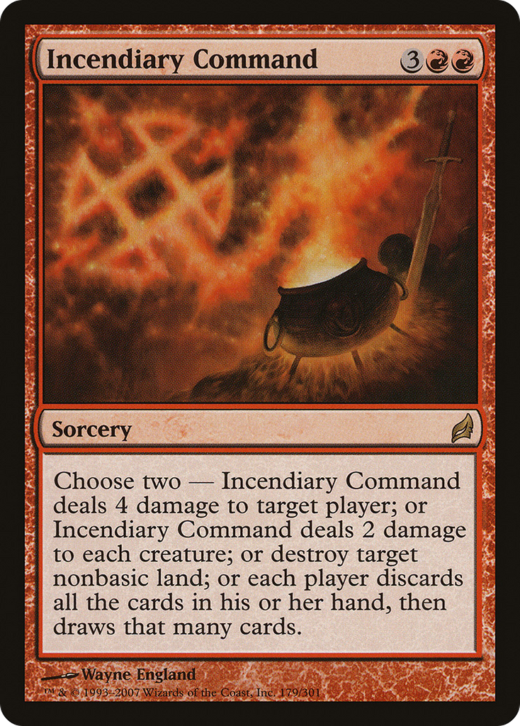 Magic: The Gathering - Incendiary Command - Lorwyn