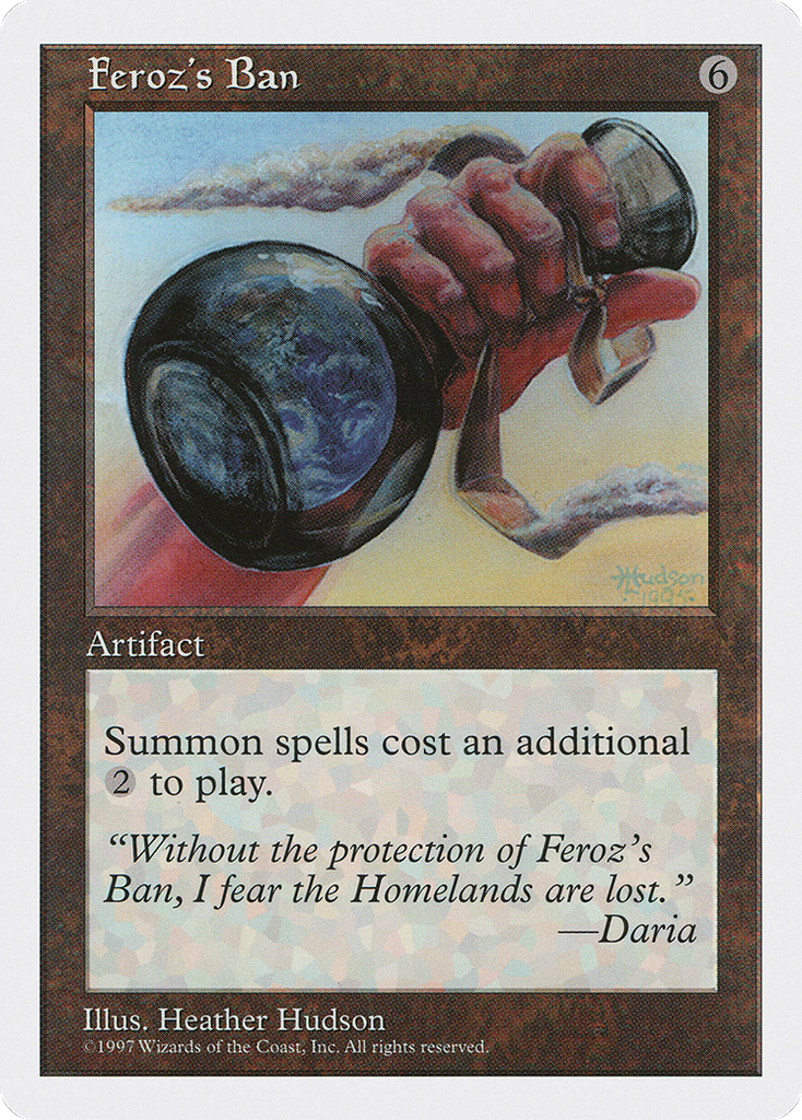 Magic: The Gathering - Feroz's Ban - Fifth Edition