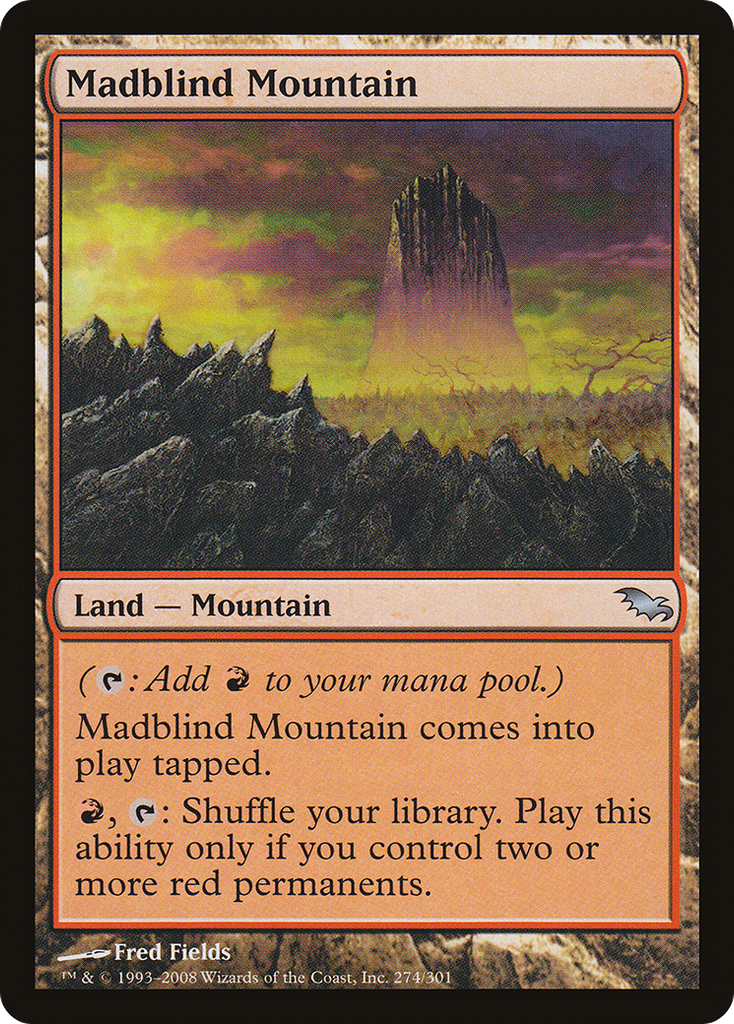 Magic: The Gathering - Madblind Mountain - Shadowmoor