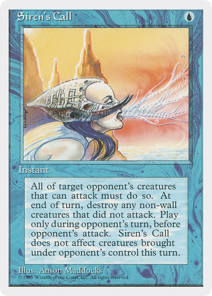 Magic: The Gathering - Siren's Call - Fourth Edition