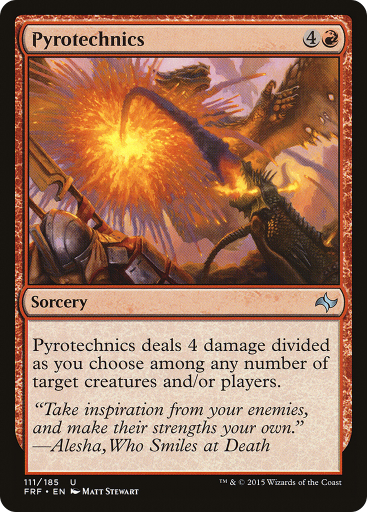 Magic: The Gathering - Pyrotechnics - Fate Reforged