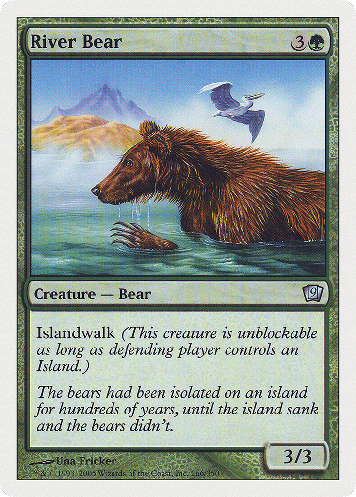 Magic: The Gathering - River Bear - Ninth Edition