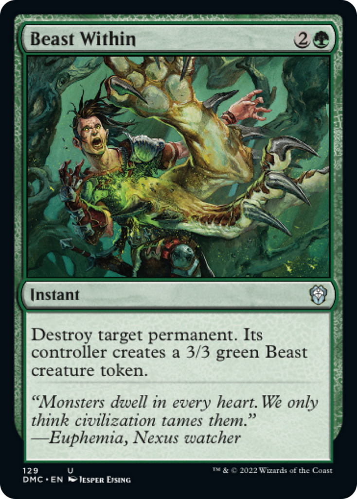 Magic: The Gathering - Beast Within - Dominaria United Commander
