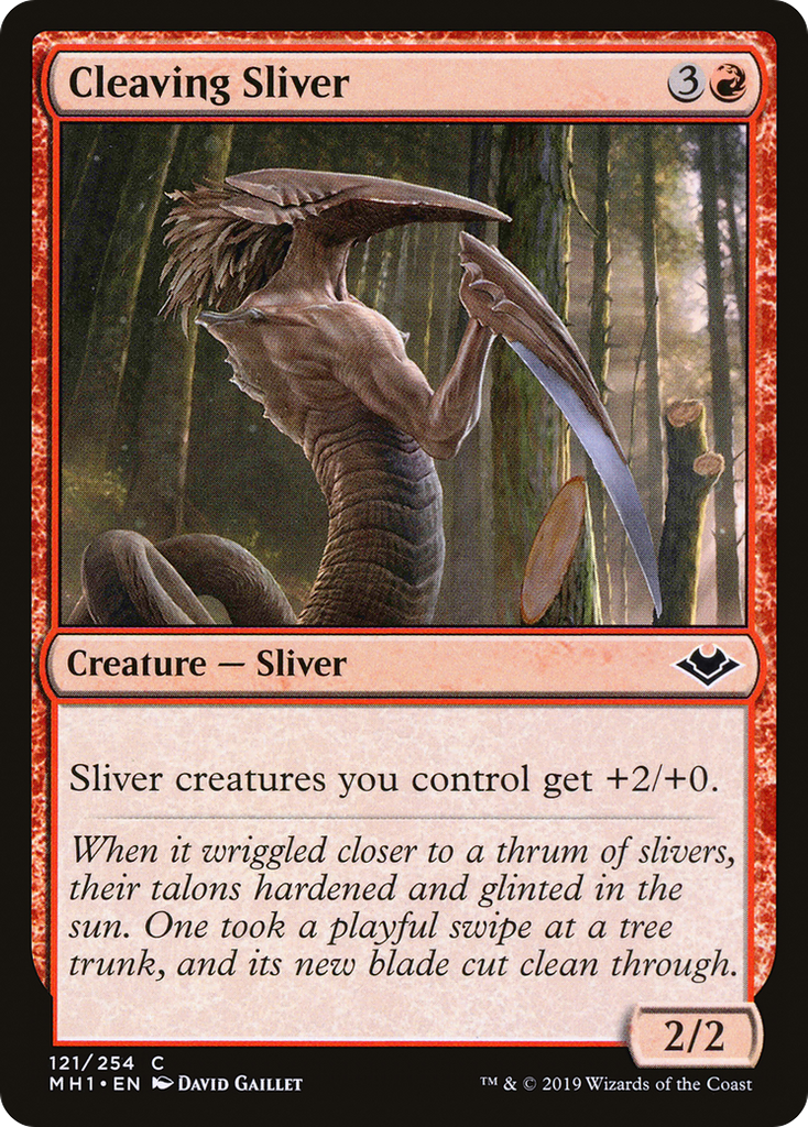 Magic: The Gathering - Cleaving Sliver Foil - Modern Horizons