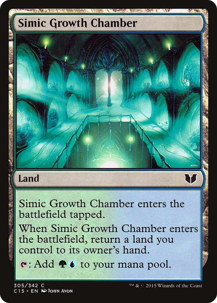 Magic: The Gathering - Simic Growth Chamber - Commander 2015
