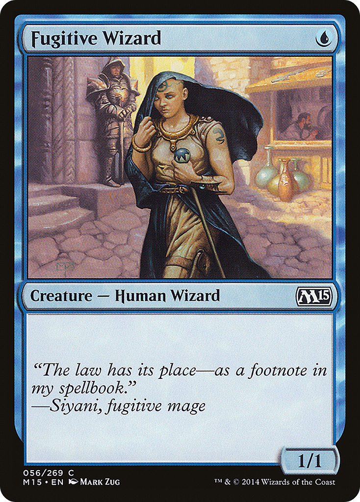 Magic: The Gathering - Fugitive Wizard - Magic 2015