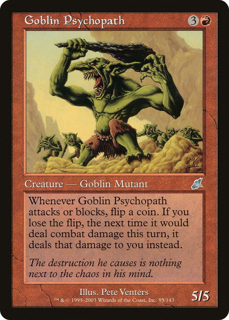 Magic: The Gathering - Goblin Psychopath - Scourge