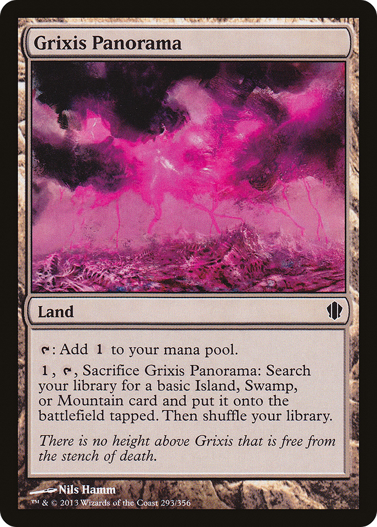 Magic: The Gathering - Grixis Panorama - Commander 2013
