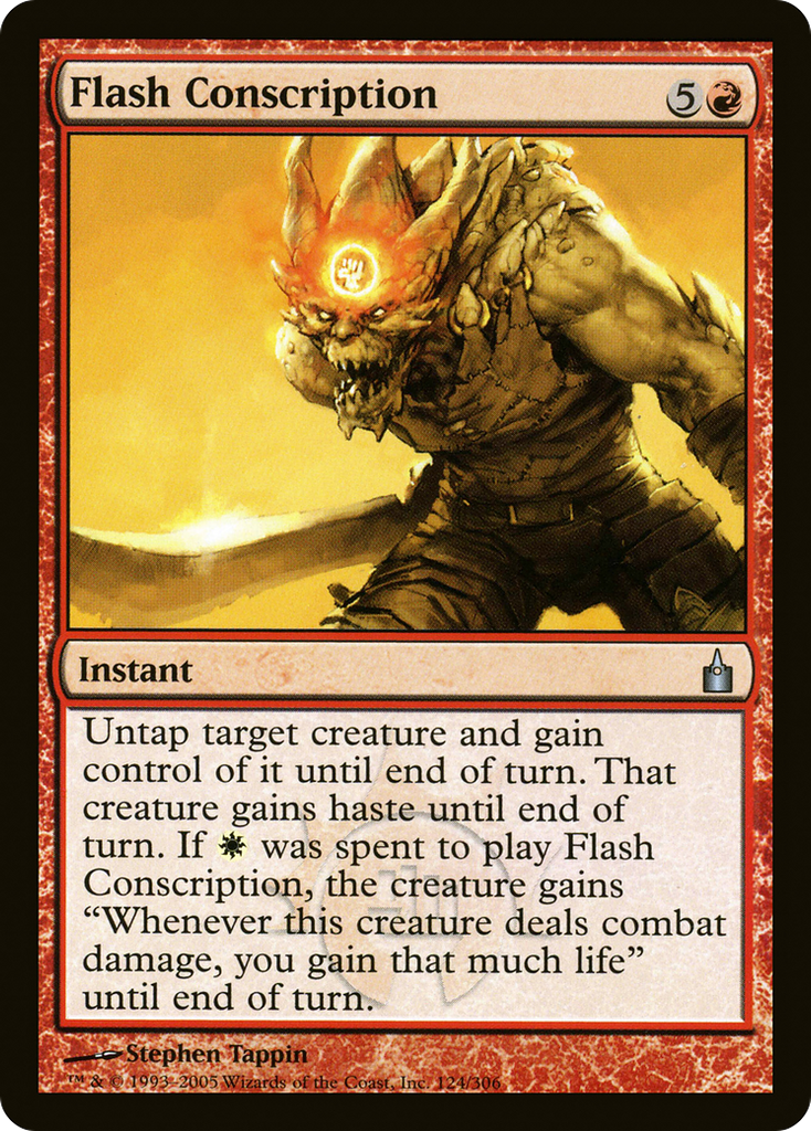 Magic: The Gathering - Flash Conscription - Ravnica: City of Guilds