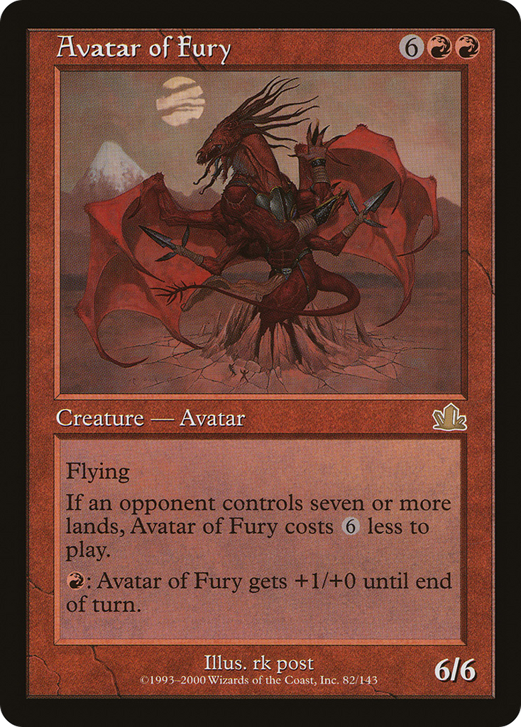 Magic: The Gathering - Avatar of Fury - Prophecy