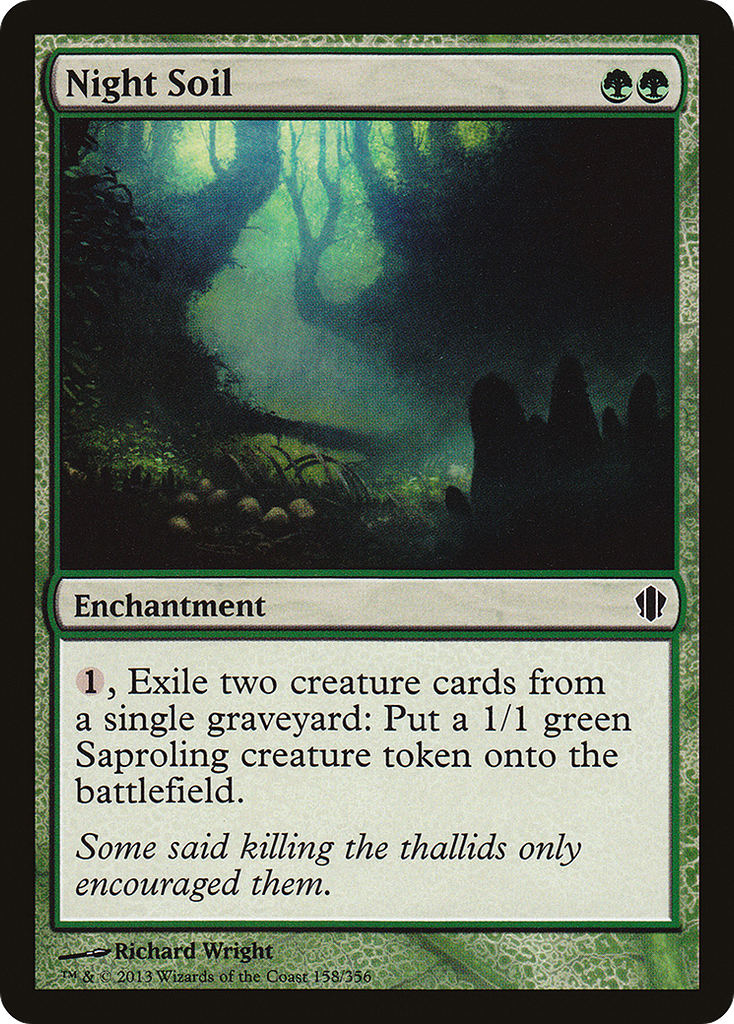 Magic: The Gathering - Night Soil - Commander 2013