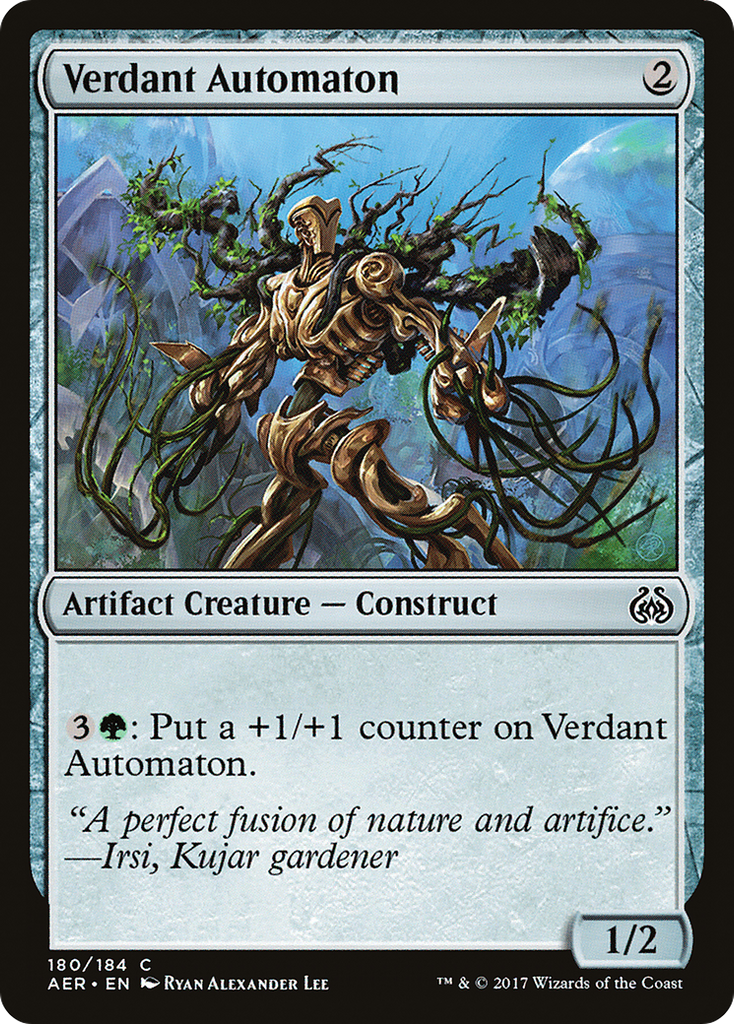 Magic: The Gathering - Verdant Automaton - Aether Revolt