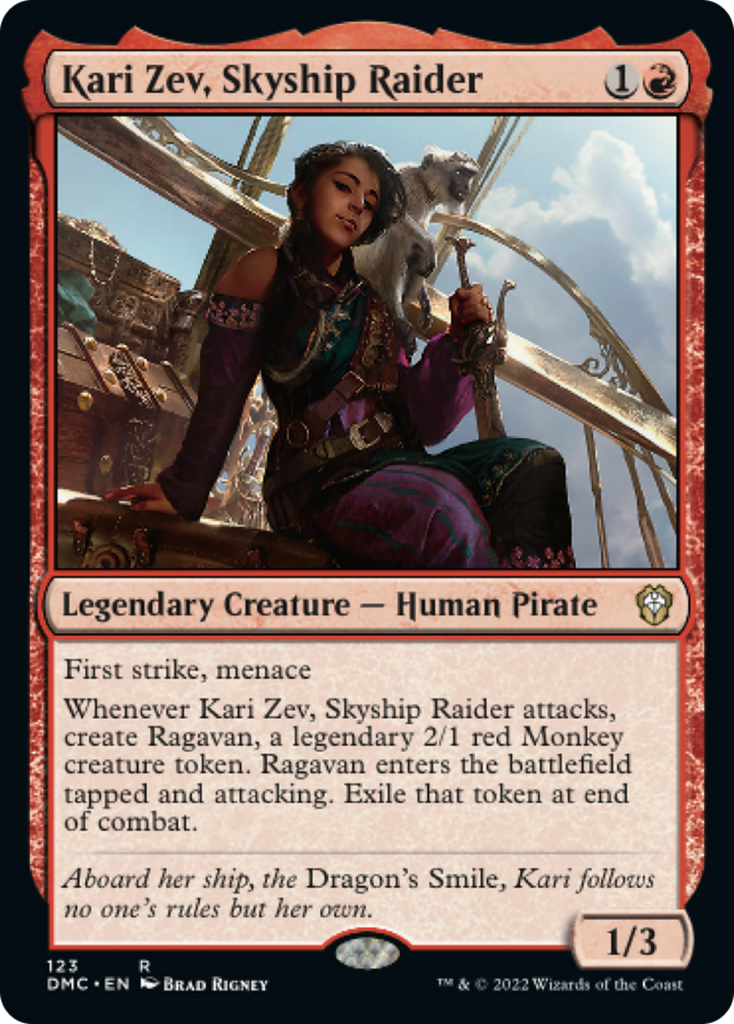 Magic: The Gathering - Kari Zev, Skyship Raider - Dominaria United Commander
