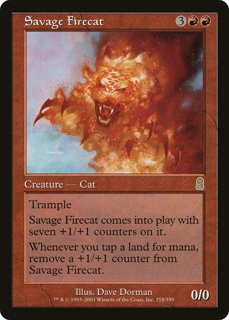 Magic: The Gathering - Savage Firecat - Odyssey