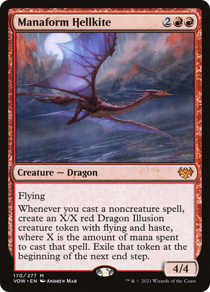 Magic: The Gathering - Manaform Hellkite - Innistrad: Crimson Vow