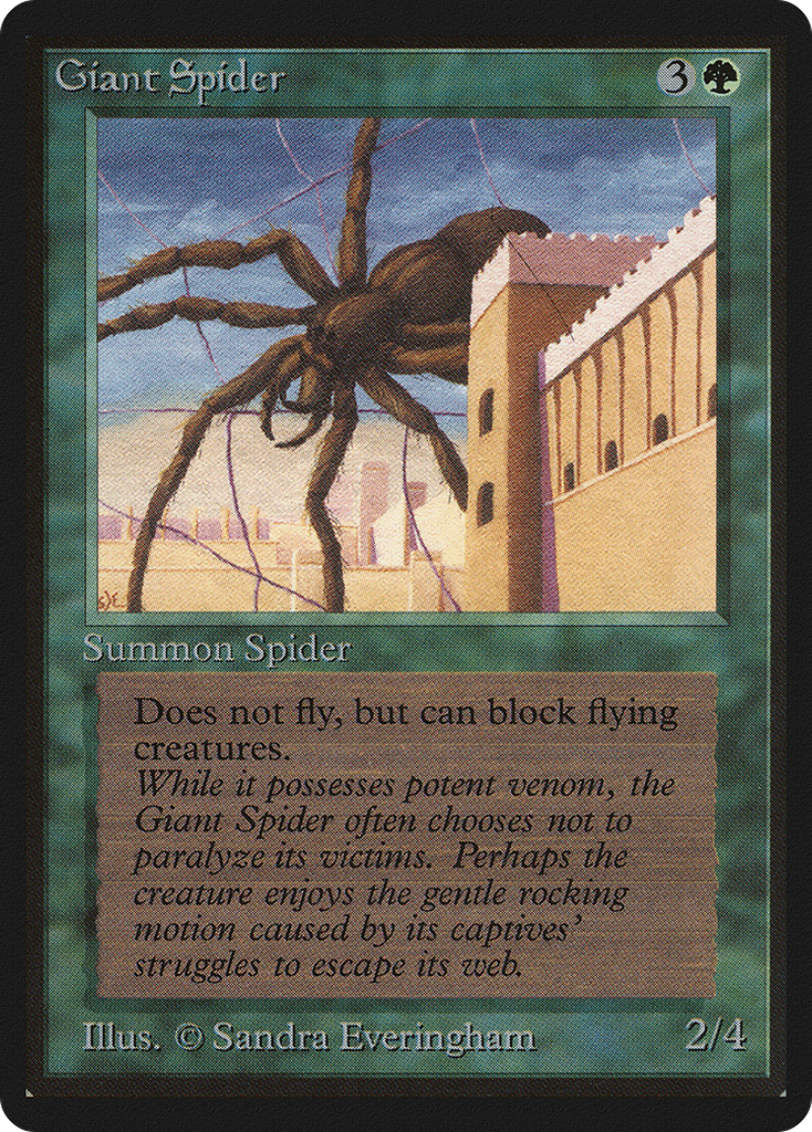 Magic: The Gathering - Giant Spider - Limited Edition Beta