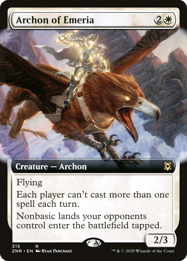 Magic: The Gathering - Archon of Emeria - Zendikar Rising