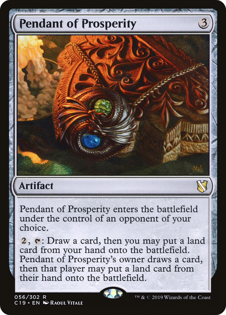 Magic: The Gathering - Pendant of Prosperity - Commander 2019