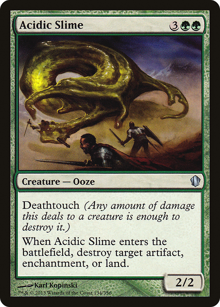 Magic: The Gathering - Acidic Slime - Commander 2013