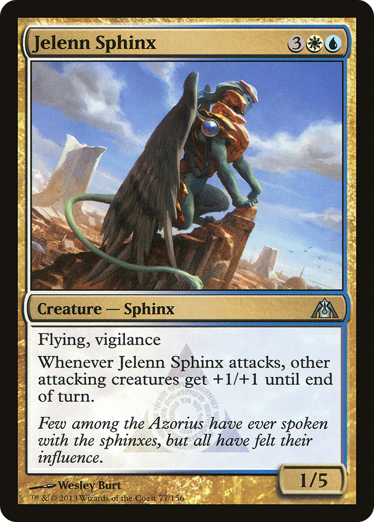 Magic: The Gathering - Jelenn Sphinx - Dragon's Maze