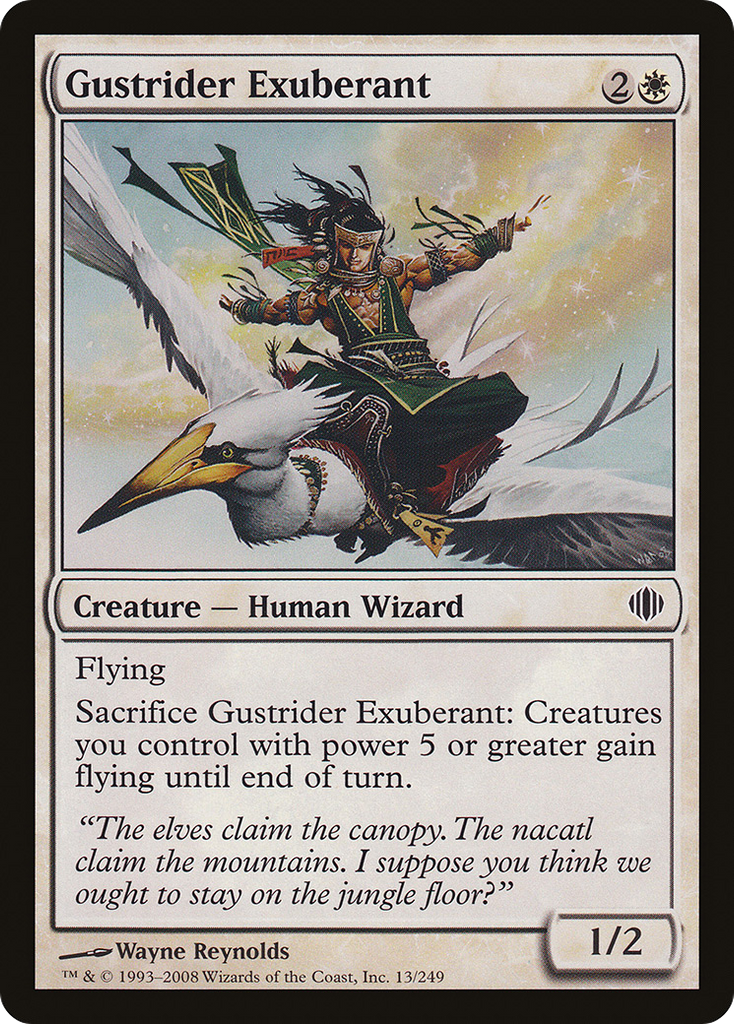 Magic: The Gathering - Gustrider Exuberant - Shards of Alara