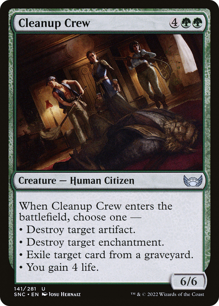 Magic: The Gathering - Cleanup Crew Foil - Streets of New Capenna