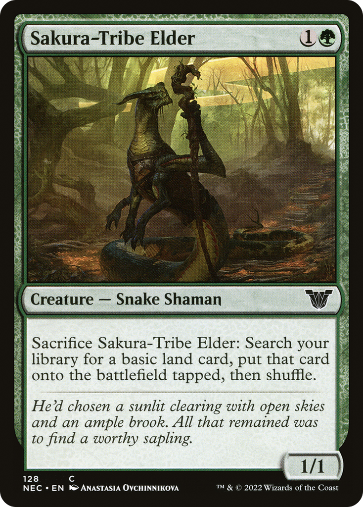 Magic: The Gathering - Sakura-Tribe Elder - Neon Dynasty Commander