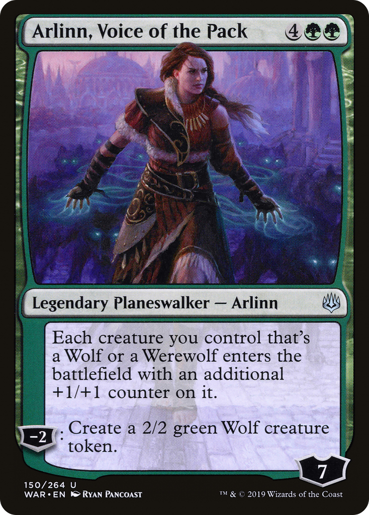 Magic: The Gathering - Arlinn, Voice of the Pack - War of the Spark
