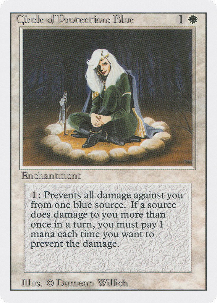 Magic: The Gathering - Circle of Protection: Blue - Revised Edition