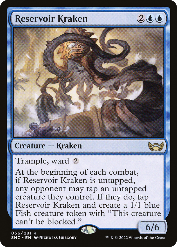 Magic: The Gathering - Reservoir Kraken Foil - Streets of New Capenna