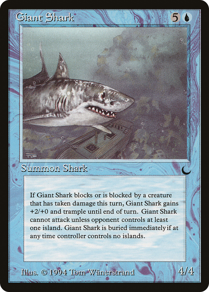 Magic: The Gathering - Giant Shark - The Dark