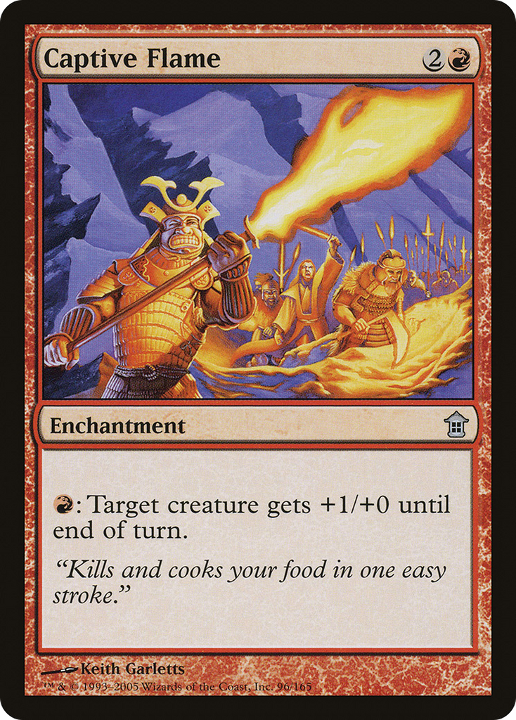 Magic: The Gathering - Captive Flame - Saviors of Kamigawa