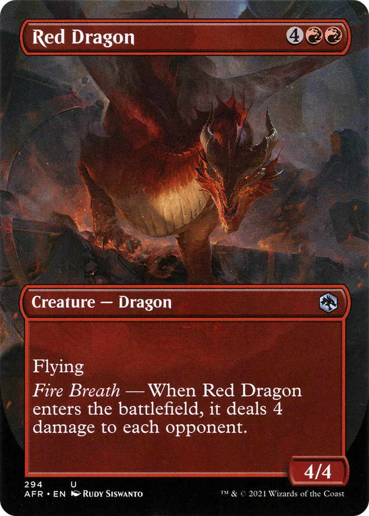 Magic: The Gathering - Red Dragon Foil - Adventures in the Forgotten Realms