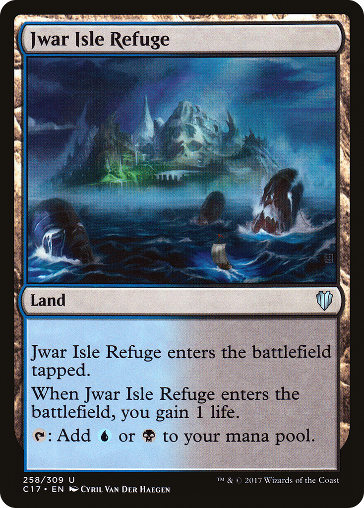 Magic: The Gathering - Jwar Isle Refuge - Commander 2017