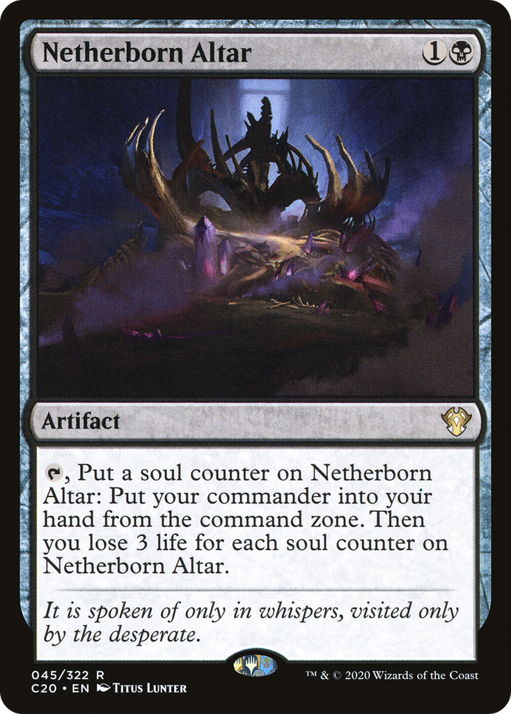 Magic: The Gathering - Netherborn Altar - Commander 2020
