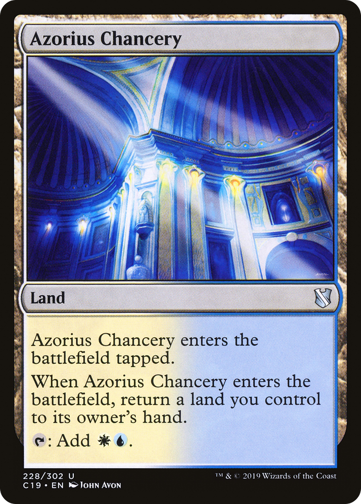 Magic: The Gathering - Azorius Chancery - Commander 2019