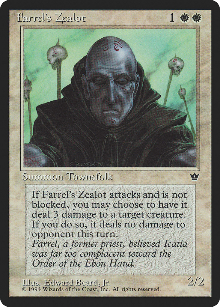 Magic: The Gathering - Farrel's Zealot - Fallen Empires