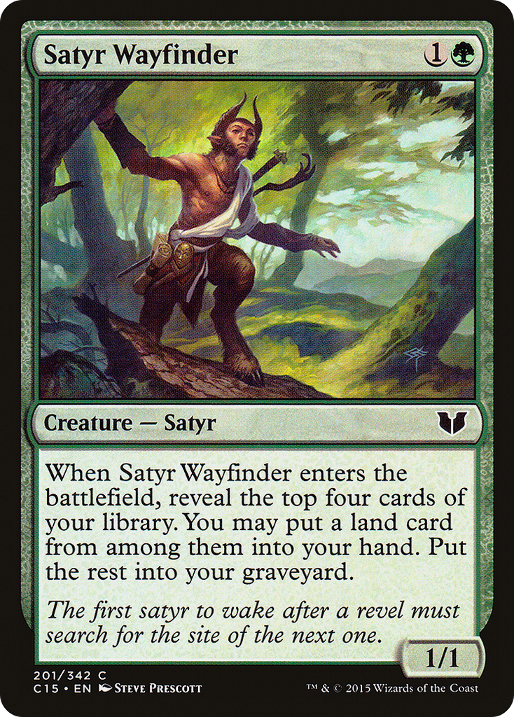 Magic: The Gathering - Satyr Wayfinder - Commander 2015