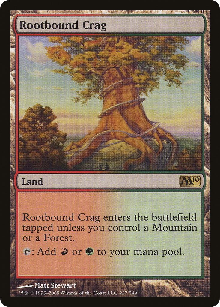 Magic: The Gathering - Rootbound Crag - Magic 2010