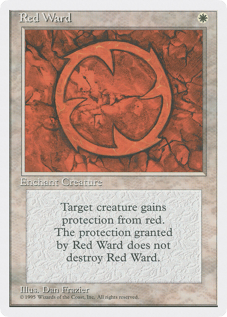 Magic: The Gathering - Red Ward - Fourth Edition