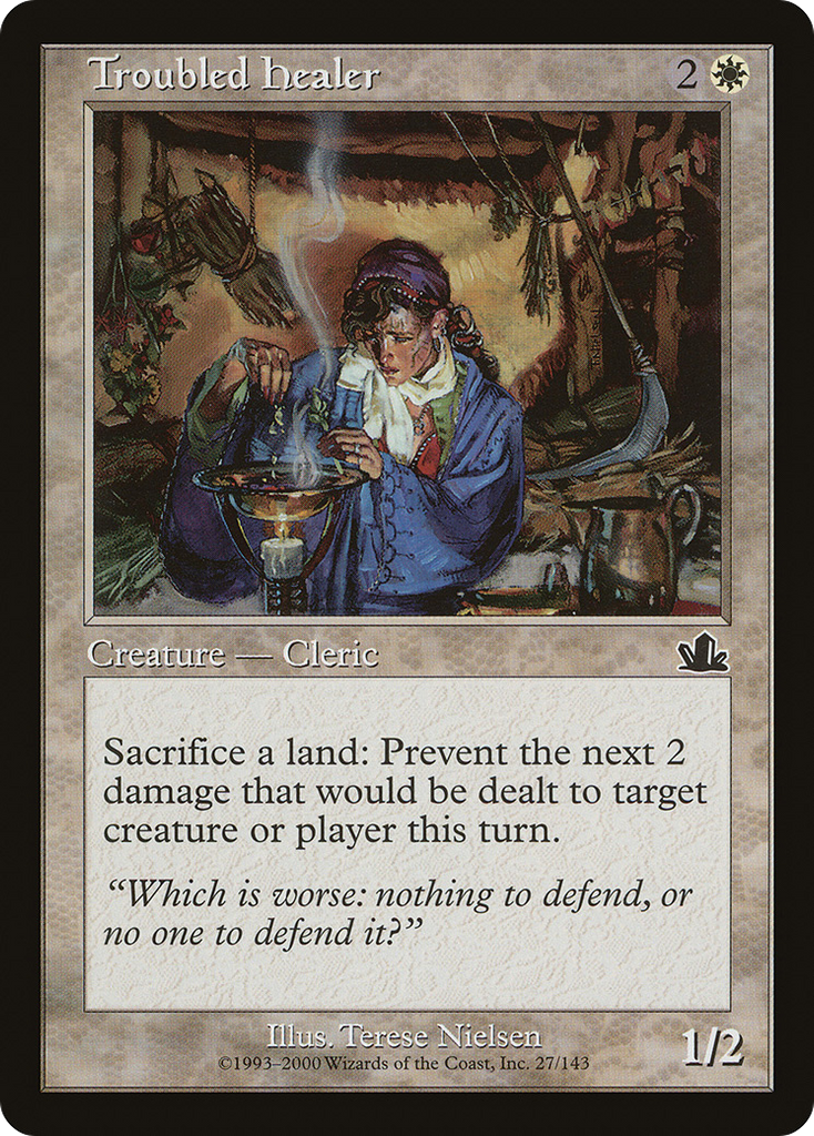 Magic: The Gathering - Troubled Healer - Prophecy