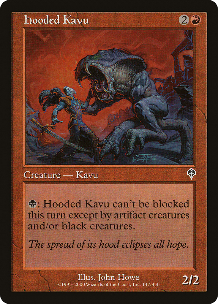 Magic: The Gathering - Hooded Kavu - Invasion