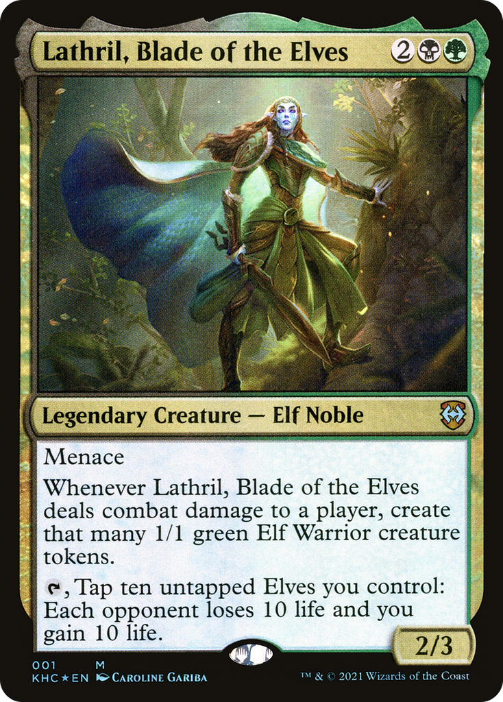 Magic: The Gathering - Lathril, Blade of the Elves - Kaldheim Commander