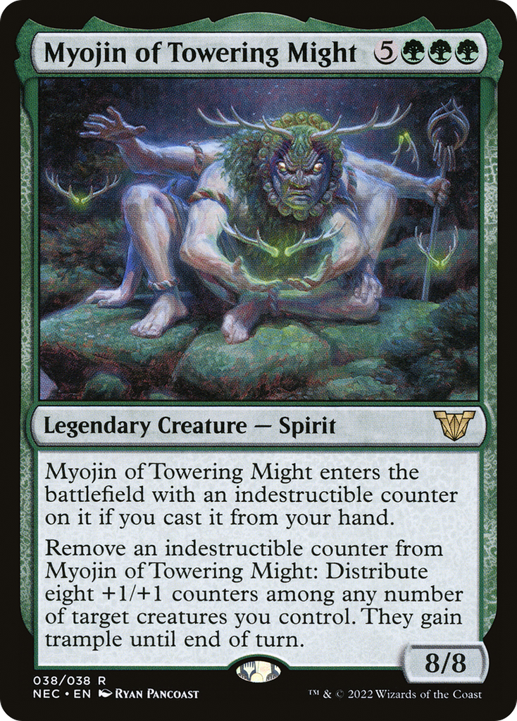 Magic: The Gathering - Myojin of Towering Might - Neon Dynasty Commander