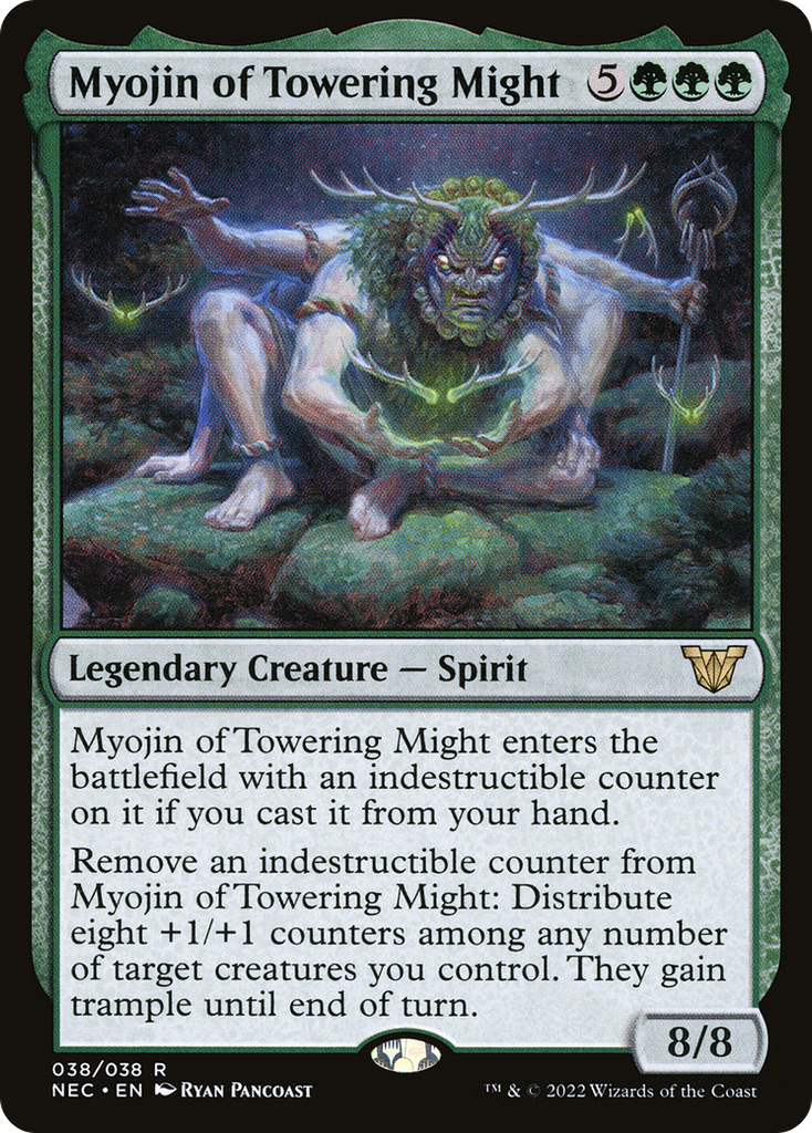 Magic: The Gathering - Myojin of Towering Might Foil - Neon Dynasty Commander