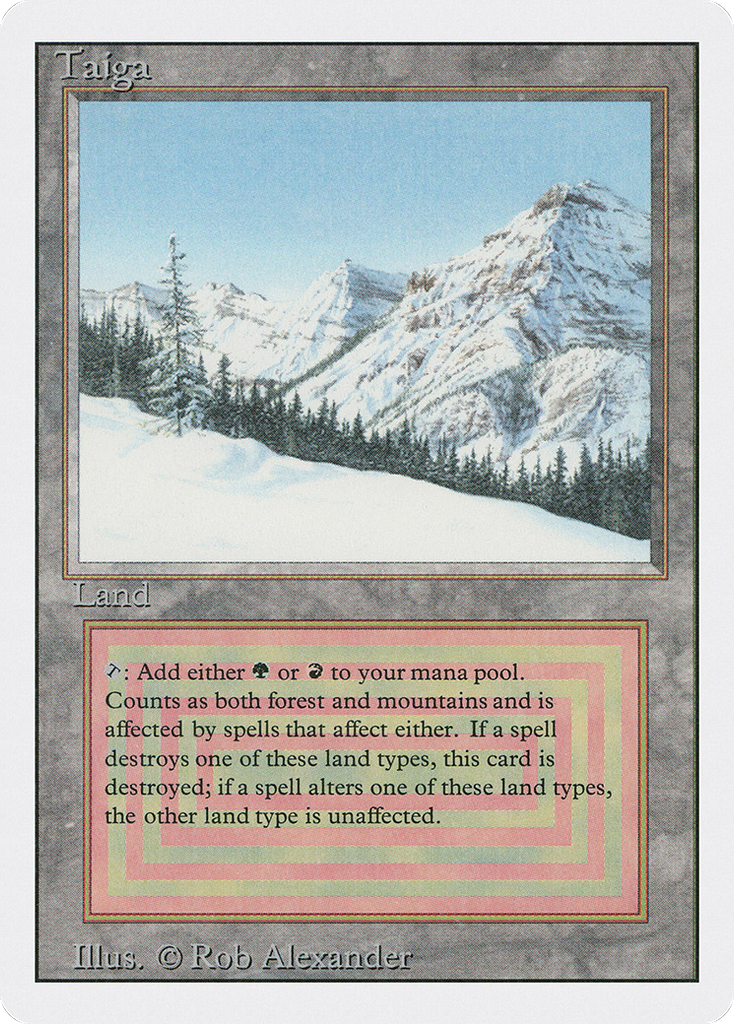 Magic: The Gathering - Taiga - Revised Edition