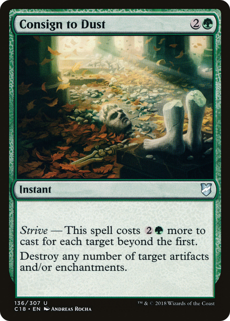 Magic: The Gathering - Consign to Dust - Commander 2018