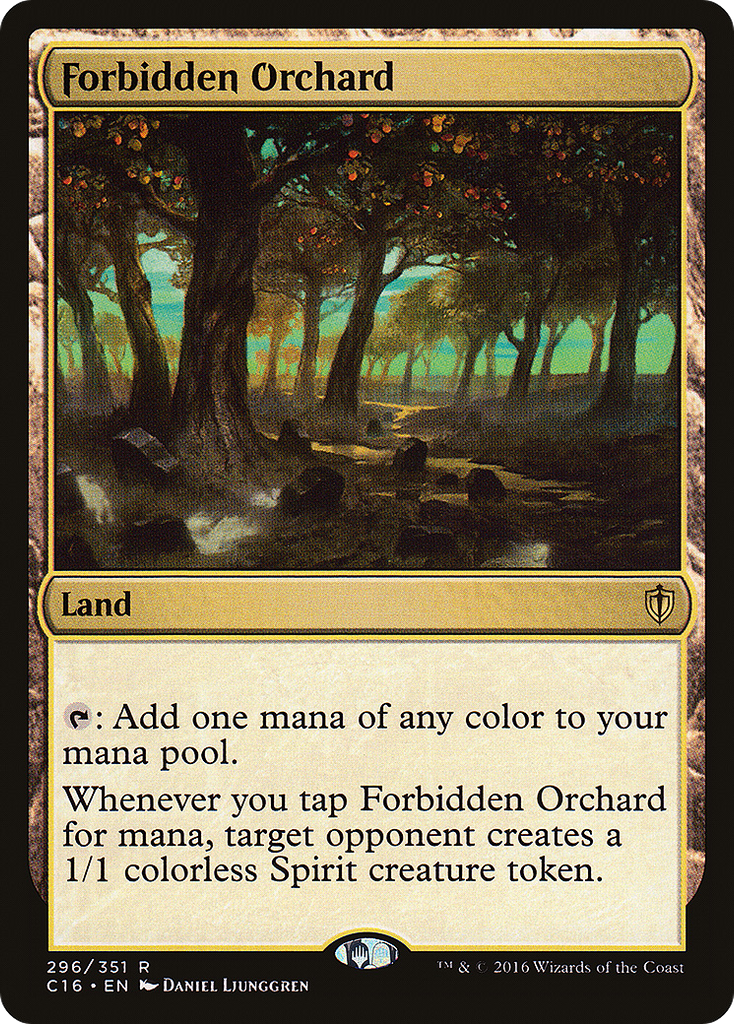 Magic: The Gathering - Forbidden Orchard - Commander 2016